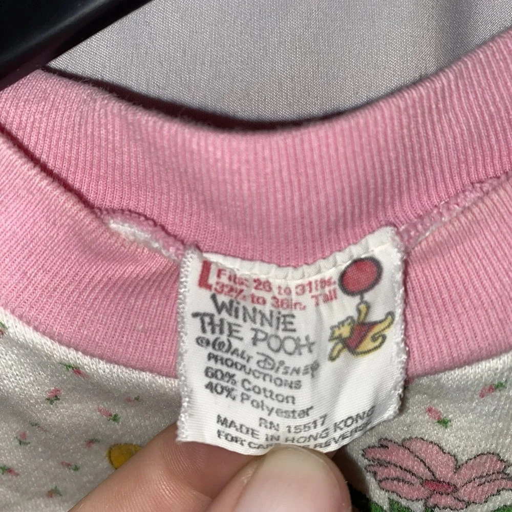 Vintage Disney Winnie The Pooh And Piglet Sweatshirt Toddler Size 26-31lbs